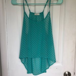 Teal tank top